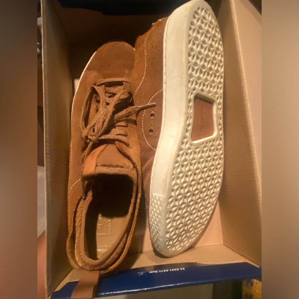 Polo Men's Brown Suede Sneakers